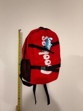 Cookies Smell Proof Red Backpack with White Script - Casual Men’s Daypack